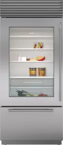 36 Inch Built-In Bottom Mount Smart Refrigerator with 20.8 cu. ft. Total Capacity, Split Climate™, ClearSight™ LED Lighting System, Night Mode, Automatic Ice Maker, and Star-K Certified