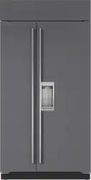 42 Inch Built-In Side-by-Side Smart Refrigerator with 24.5 cu. ft. Total Capacity, Split Climate™, ClearSight™ LED Lighting System and Star-K Certified