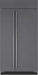 42 Inch Built-In Side-by-Side Smart Refrigerator with 24.5 cu. ft. Total Capacity, Split Climate™, ClearSight™ LED Lighting System and Star-K Certified