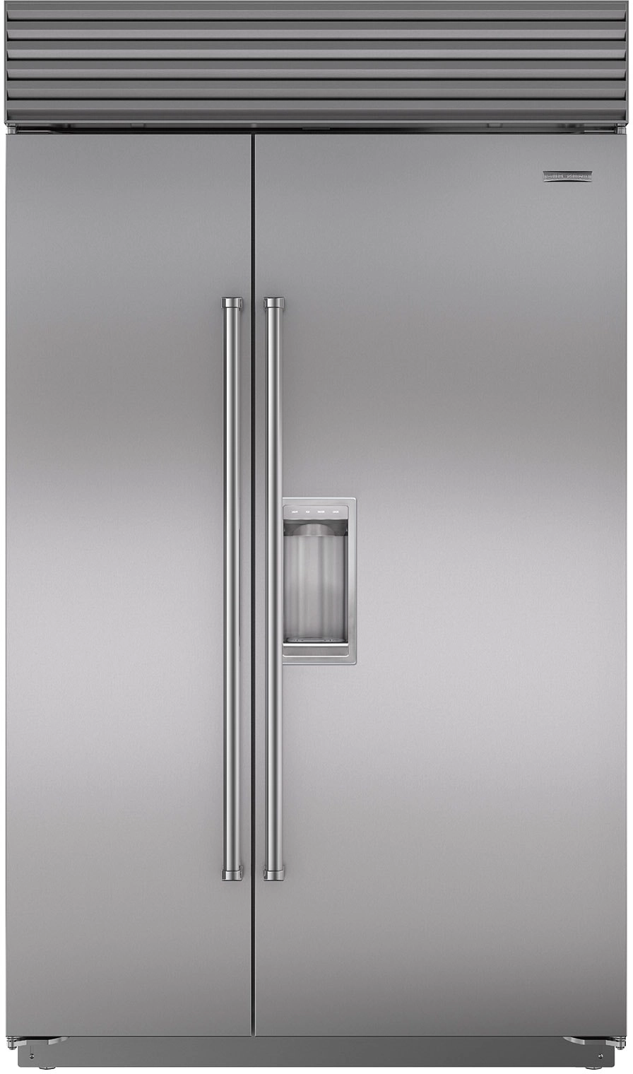 Stainless Steel, Tubular Handle, External Dispenser