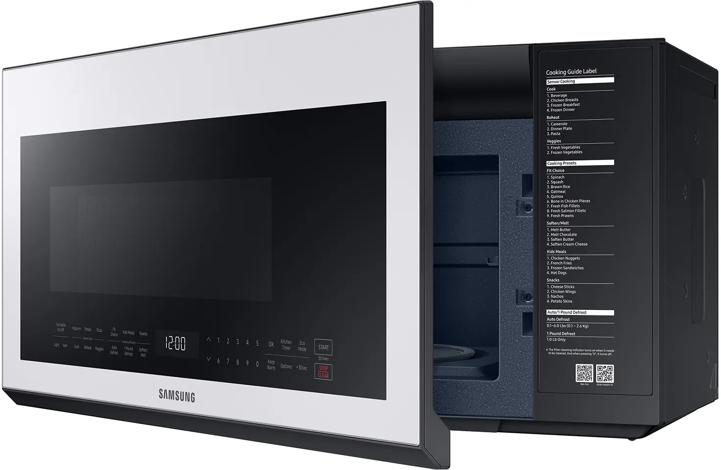 Samsung ME21B706B12 White Glass