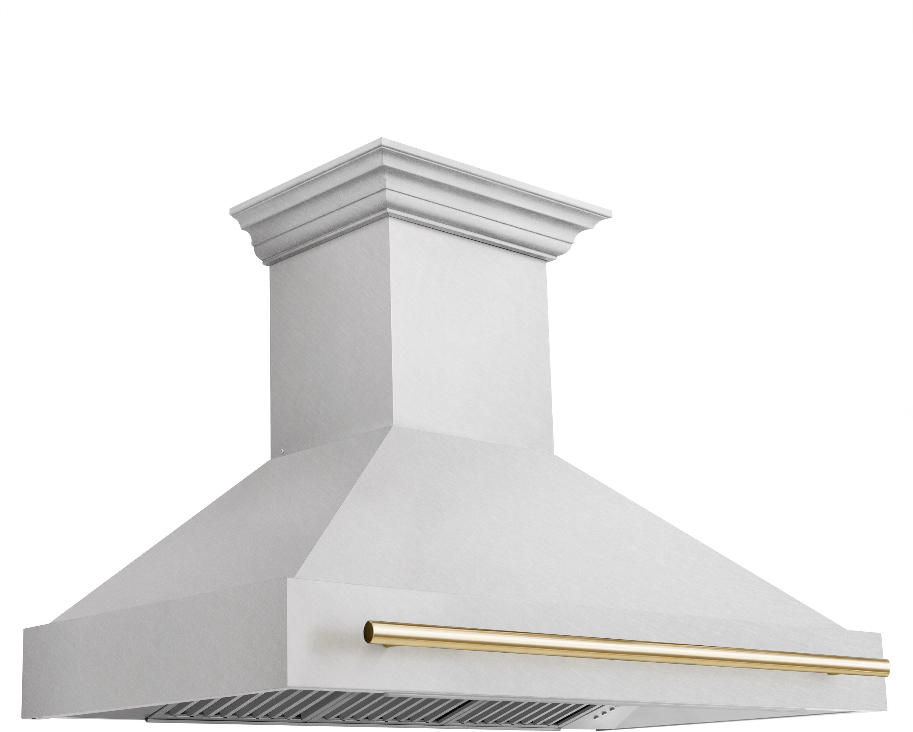 Zline 8654SNZ48G 48" Autograph Edition Stainless Steel Range Hood With