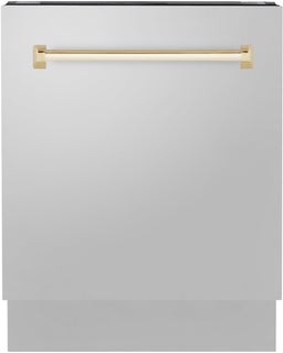 Stainless Steel With Gold Handle, 51dba