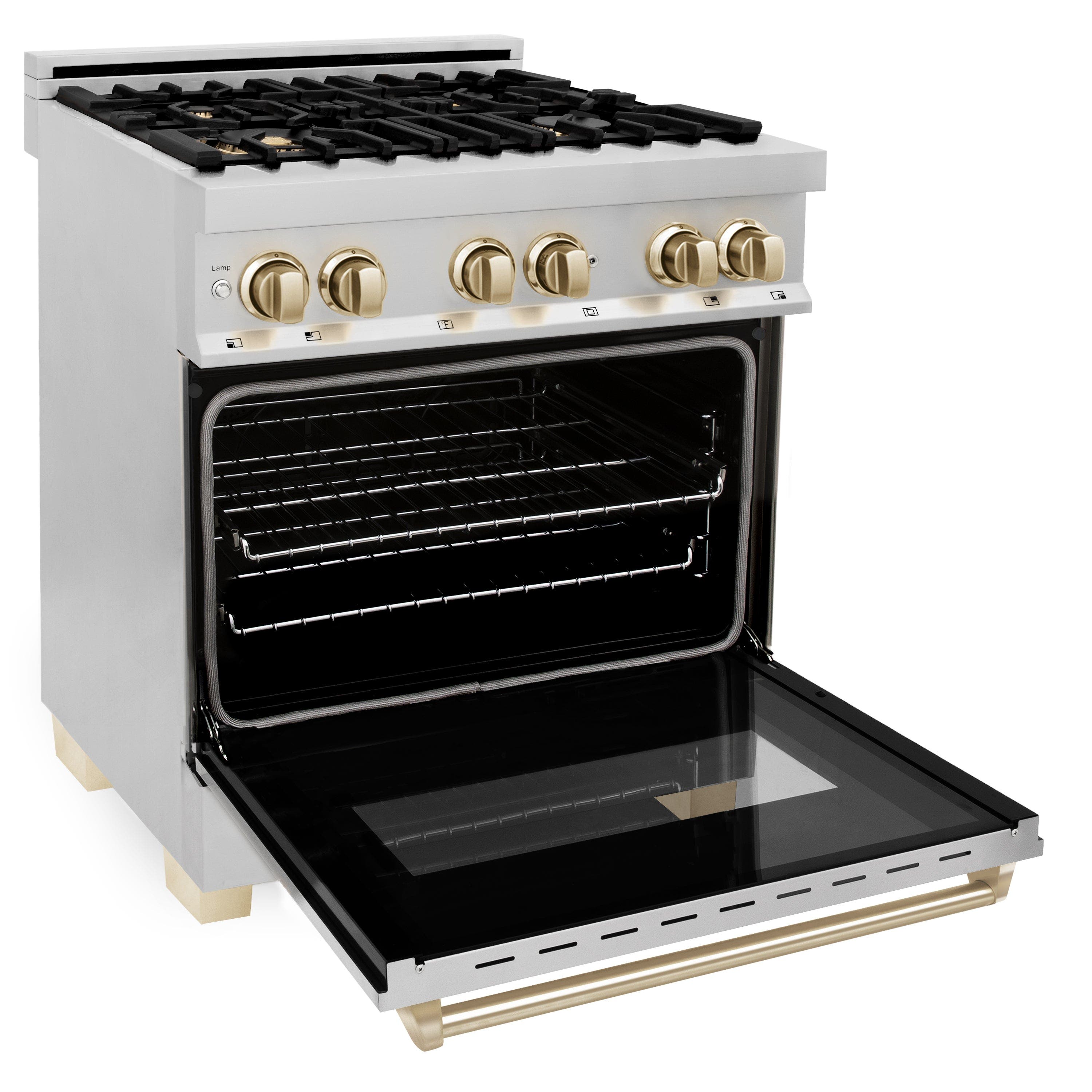 Stainless Steel With Champagne Bronze Accents
