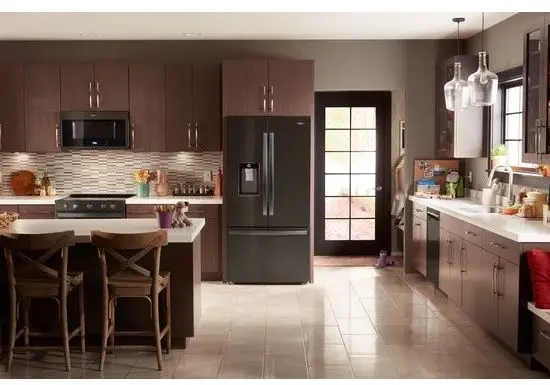 Whirlpool WRF954CIHV Black Stainless Steel