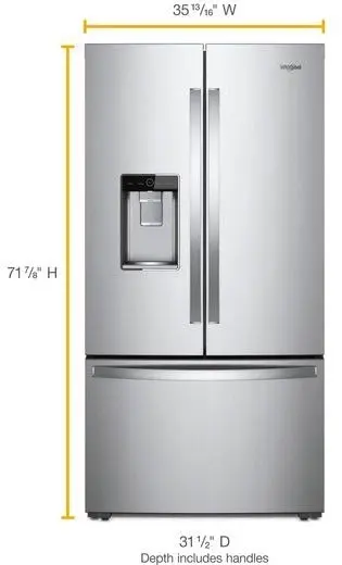 Whirlpool WRF954CIHZ Stainless Steel