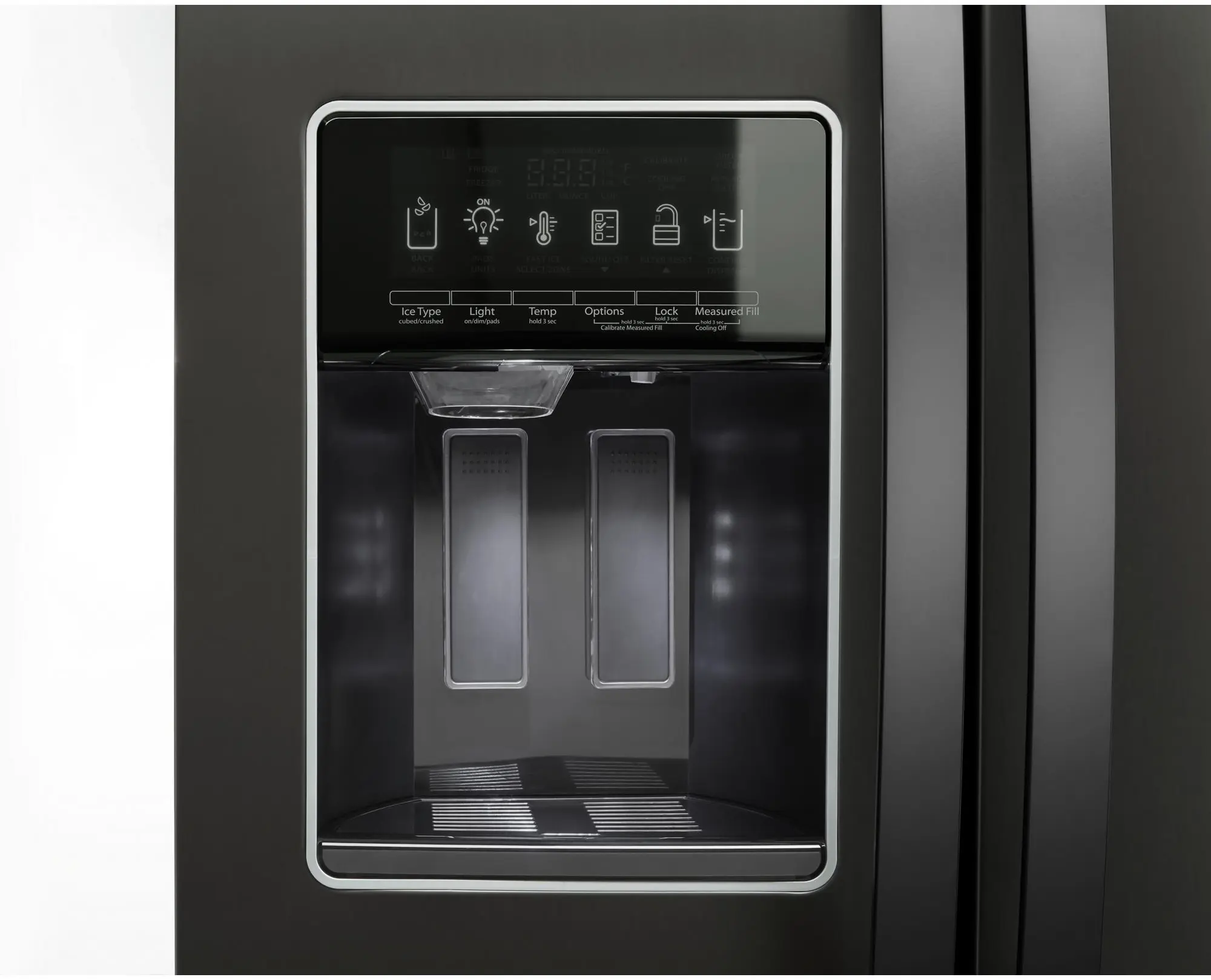 Whirlpool WRS973CIHV Black Stainless Steel