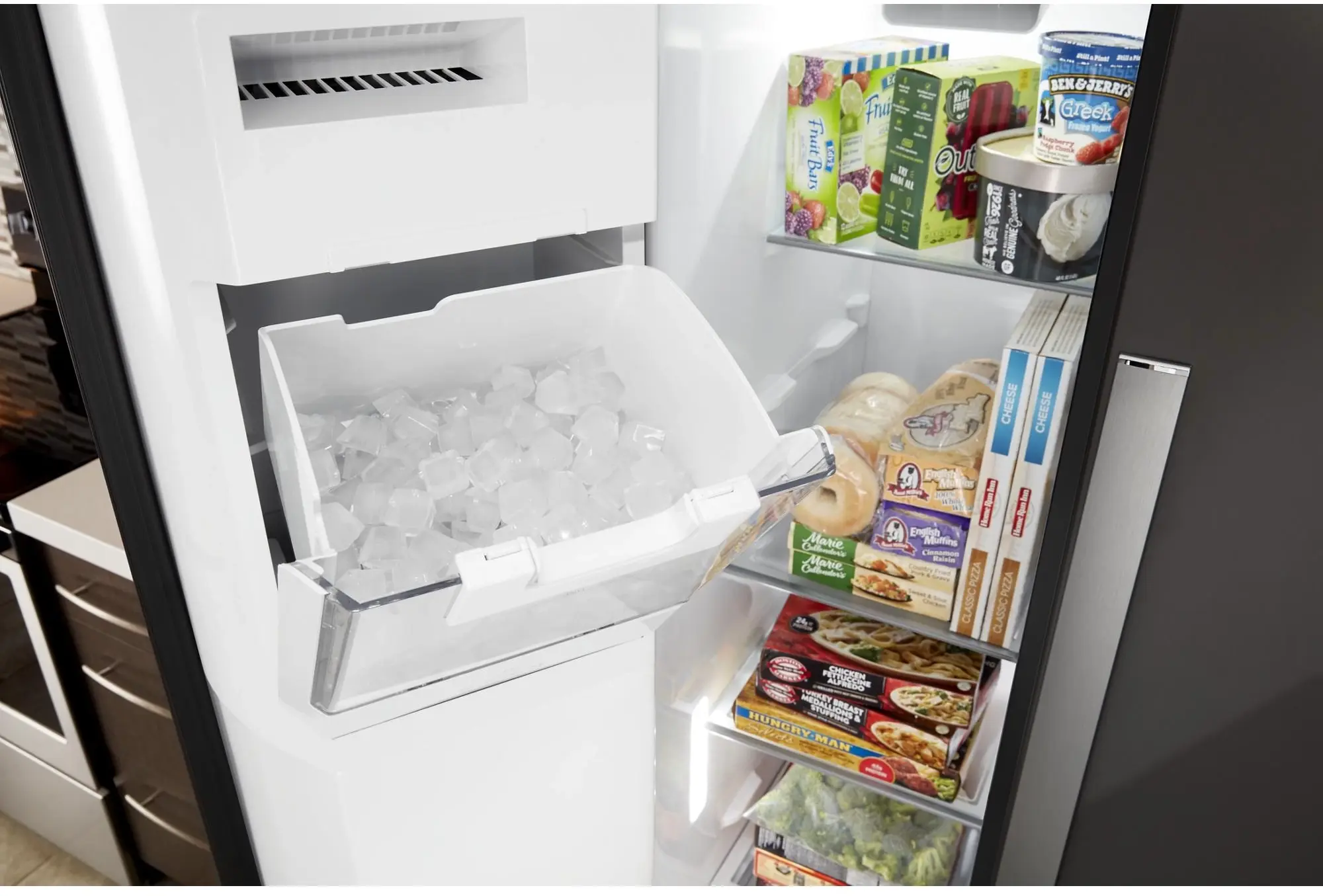 Whirlpool WRS973CIHV Black Stainless Steel