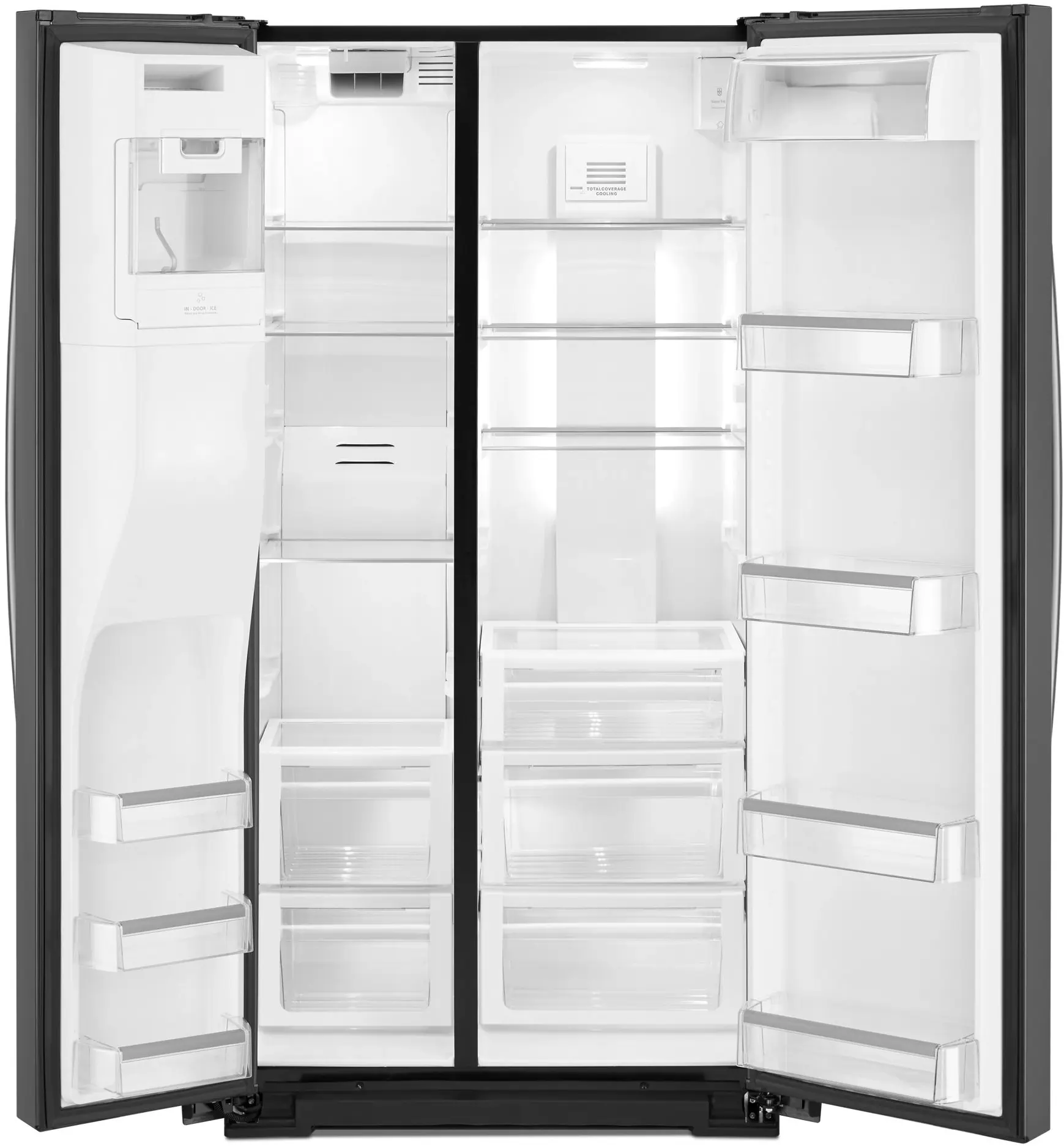 Whirlpool WRS973CIHV Black Stainless Steel