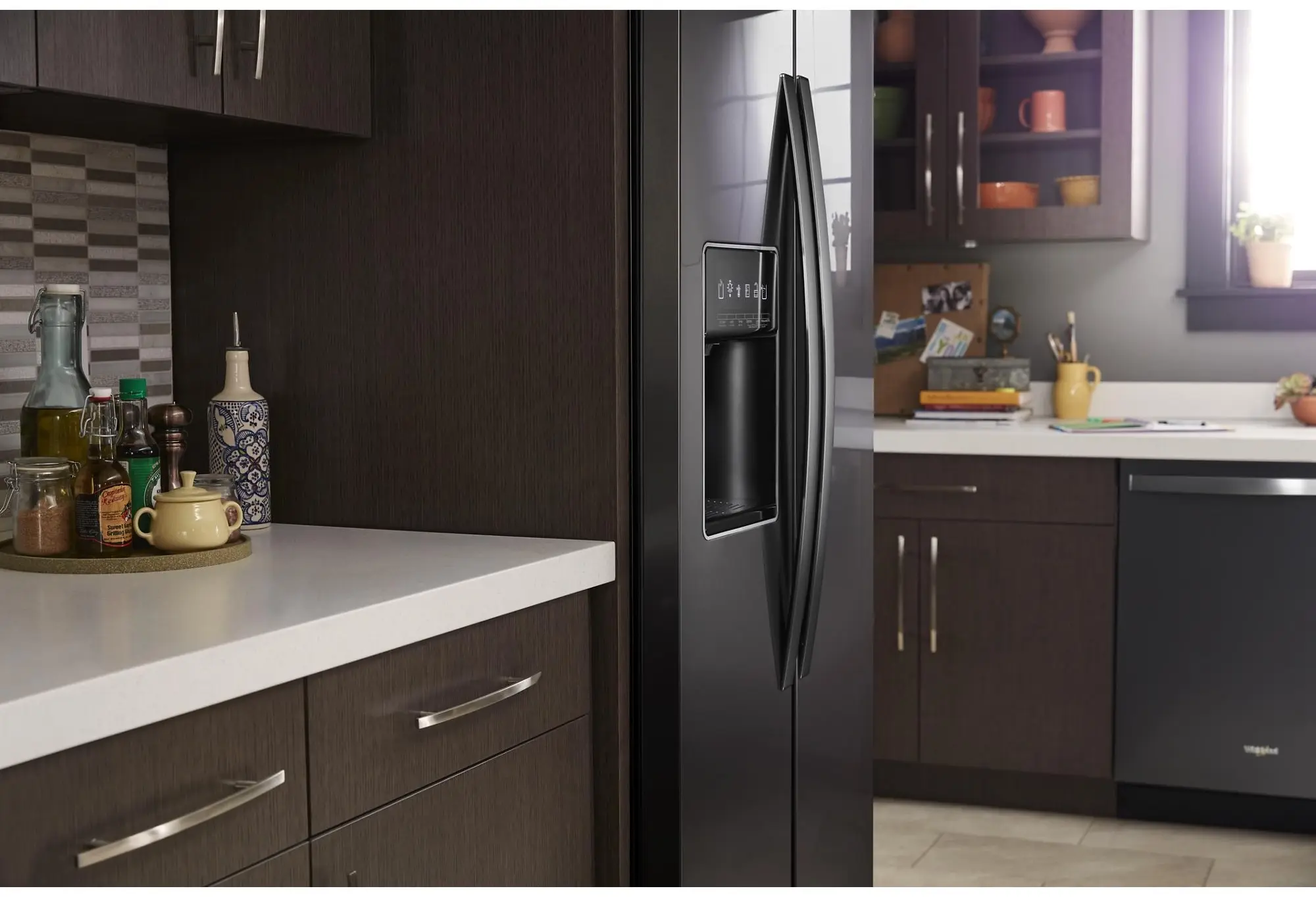Whirlpool WRS973CIHV Black Stainless Steel