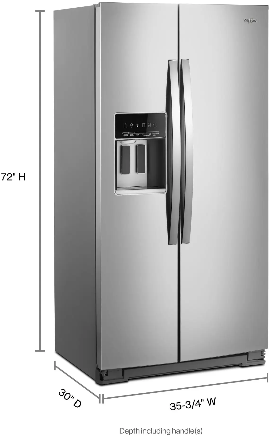 Whirlpool WRS973CIHZ Stainless Steel