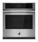 27" Single Wall Oven, 4.3" Touch Lcd, 4000W Reflective Broil , 2 Glide Out Flat Tine Racks