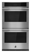 30 Inch Electric Double Wall Oven with MultiMode Convection System, 10 Cu. Ft Total Capacity, LCD Display, Cinematic Lighting, Temperature Probe, Sabbath Mode, Closed Door Broiling, proofing Mode, Self Clean, Delay Clean, and ADA Compliant