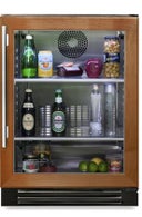 24 Inch Built-In Counter Depth Undercounter Refrigerator with 5.6 cu. ft. Capacity, Zero-Clearance Hinging, TruLumina® LED Lighting, 2 Adjustable Glass Shelves, Sabbath Mode Compliant, and UL Rated