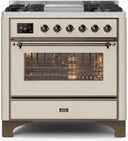 36" Dual Fuel Freestanding Range w/ 6 Sealed Burners, 3.5 cu ft Oven Capacity