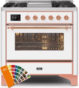 Liquid Propane In Custom Ral Color W/ Copper Trim