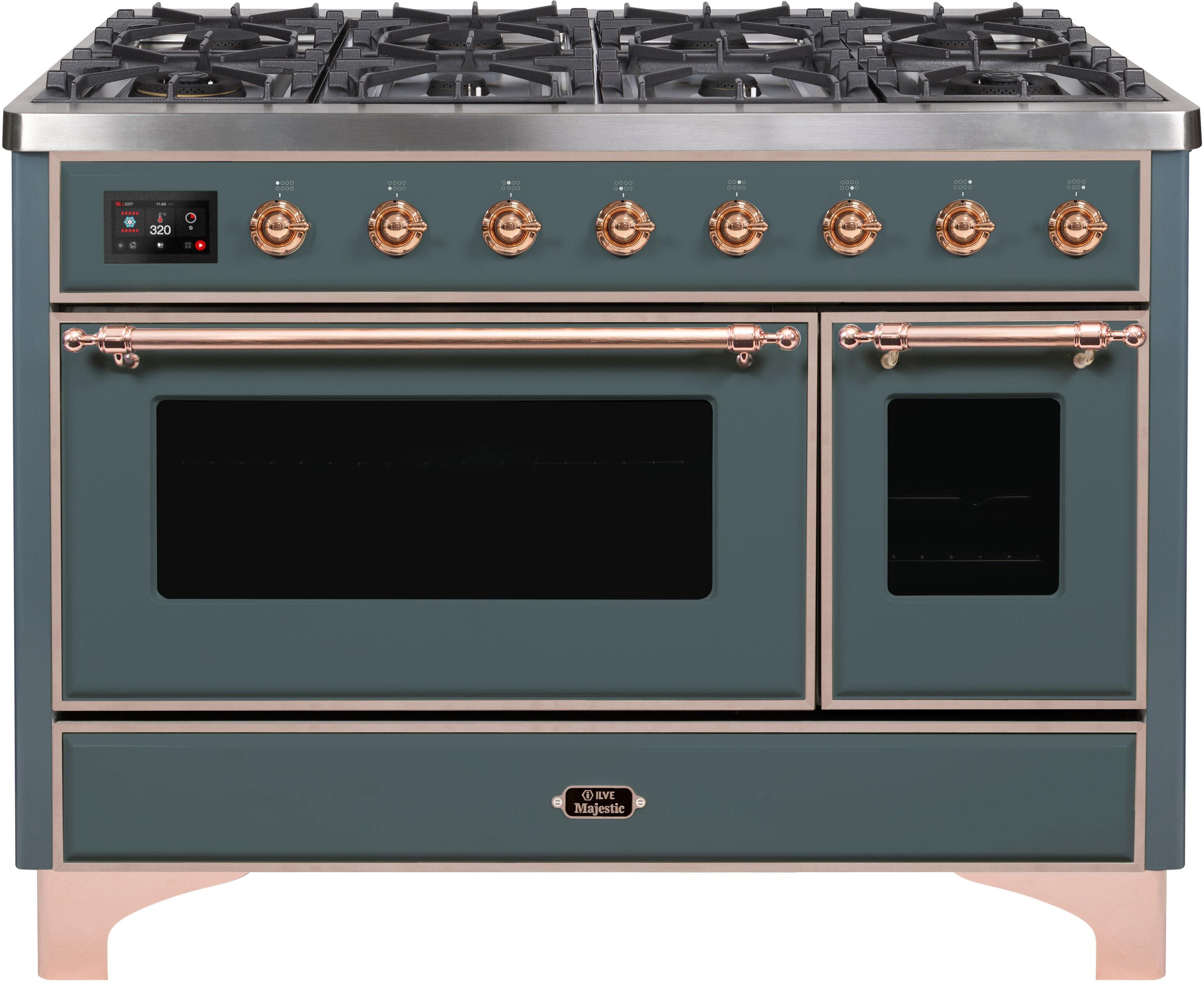 Ilve UM12FDNS3BGP Natural Gas In Blue Grey W/ Copper Trim
