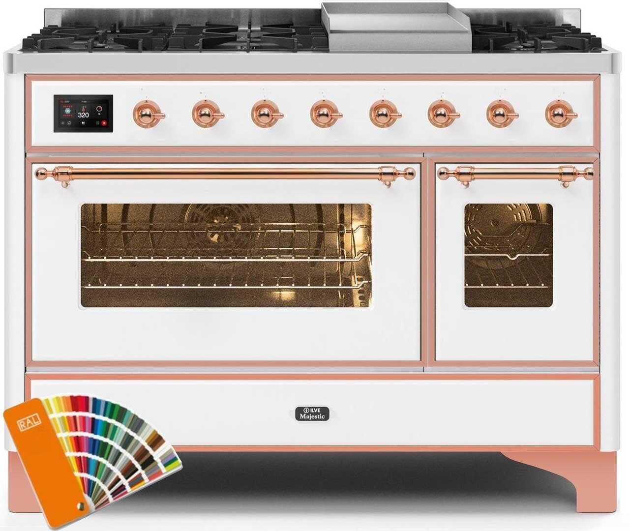 Ilve UM12FDNS3RALP Natural Gas In Custom Ral Color W/ Copper Trim