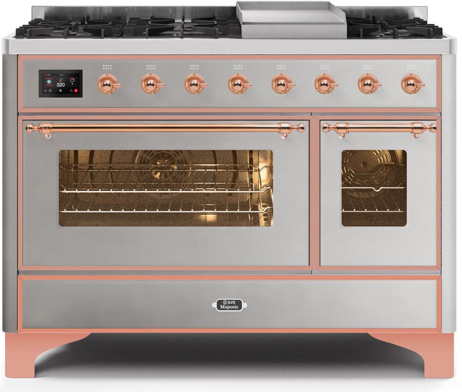 Ilve UM12FDNS3SSP Natural Gas In Stainless Steel W/ Copper Trim