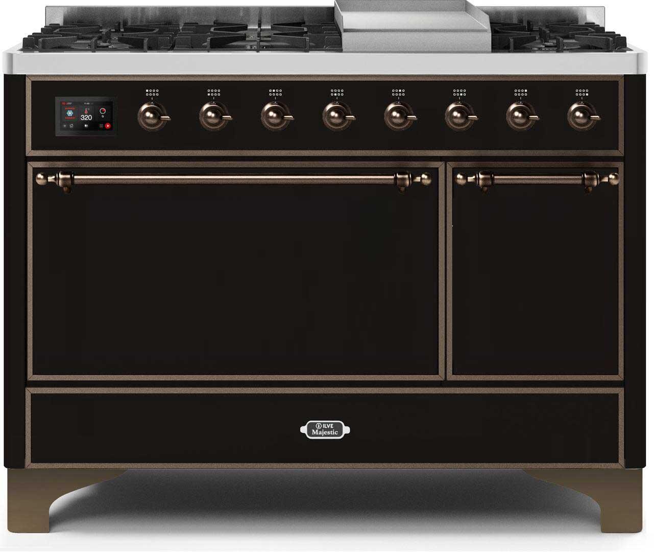 Natural Gas In Glossy Black W/ Bronze Trim