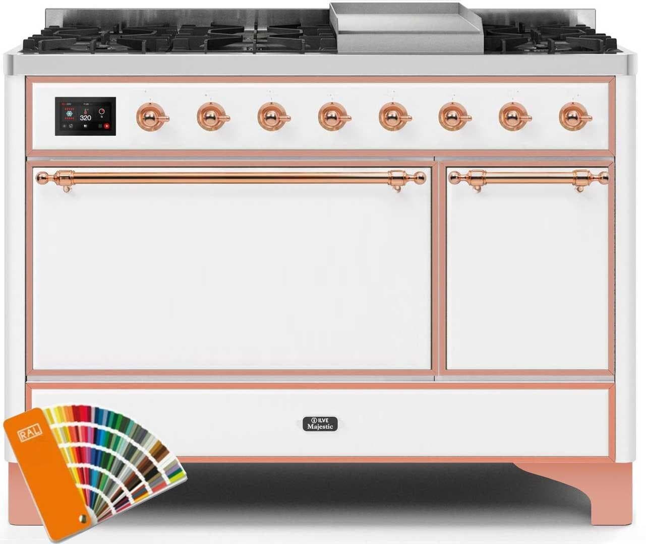 Ilve UM12FDQNS3RALP Natural Gas In Custom Ral Color W/ Copper Trim