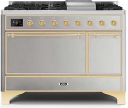 Natural Gas In Stainless Steel W/ Brass Trim
