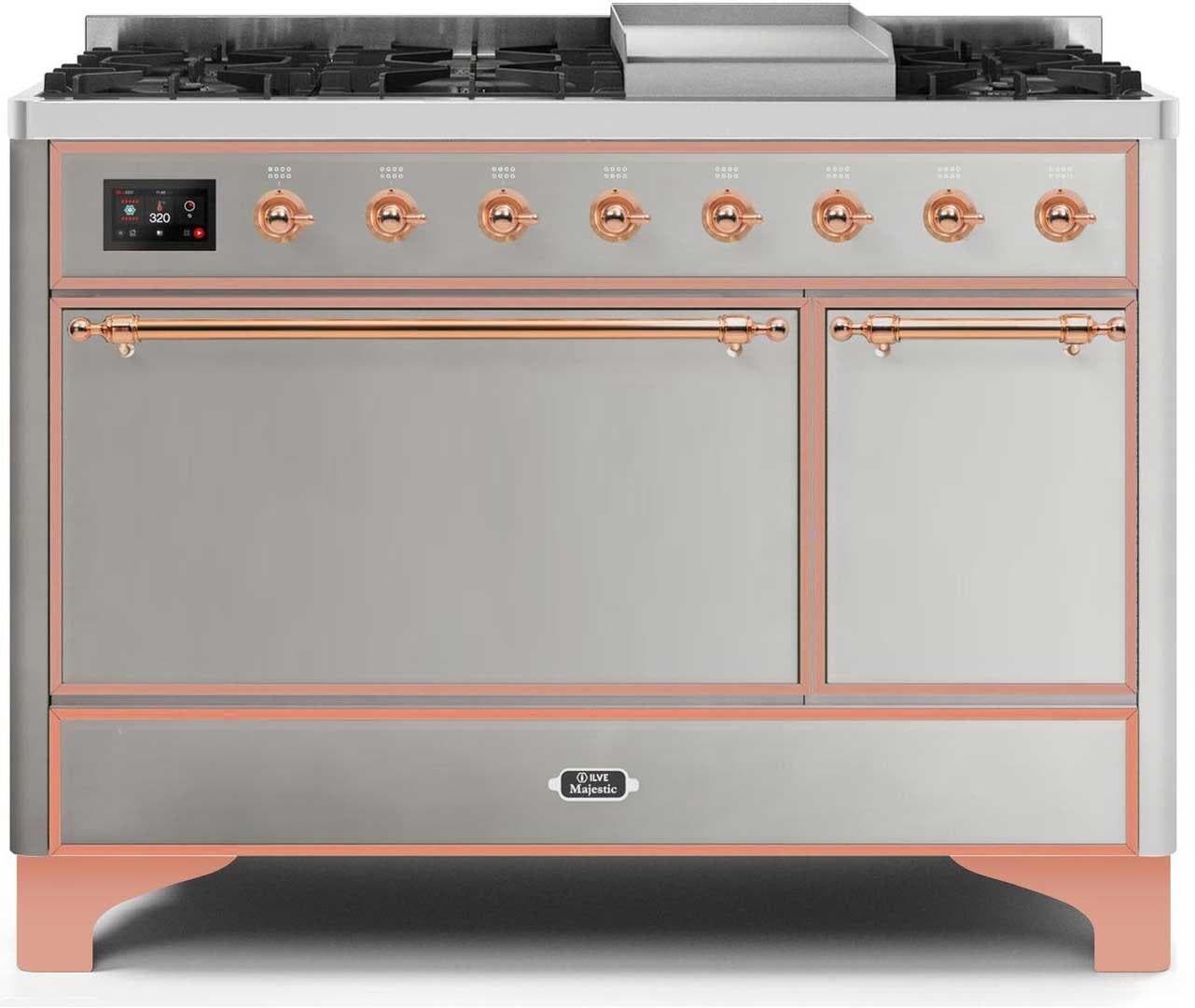 Natural Gas In Stainless Steel W/ Copper Trim