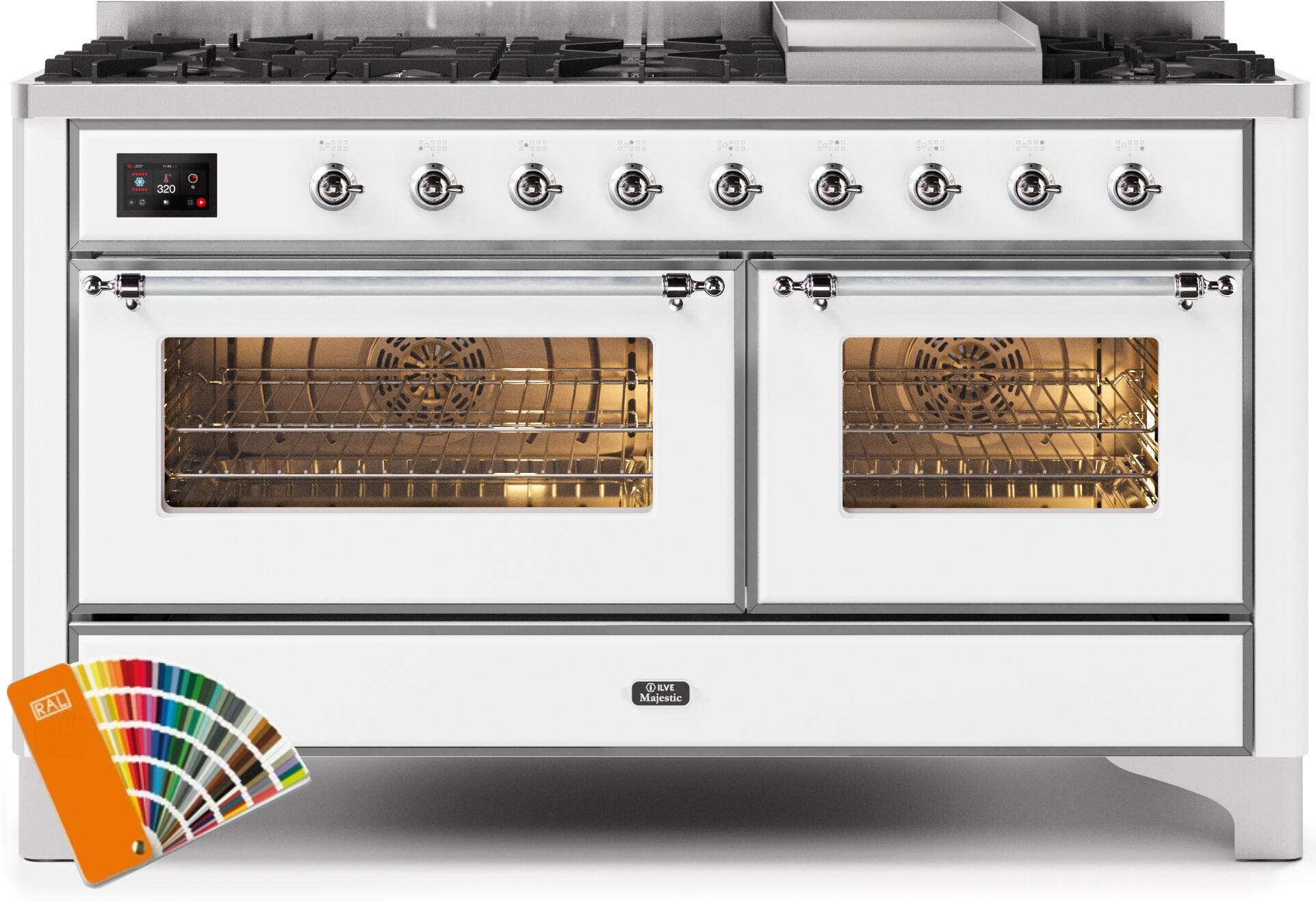 Ilve UM15FDNS3RALC Natural Gas In Custom Ral Color W/ Chrome Trim