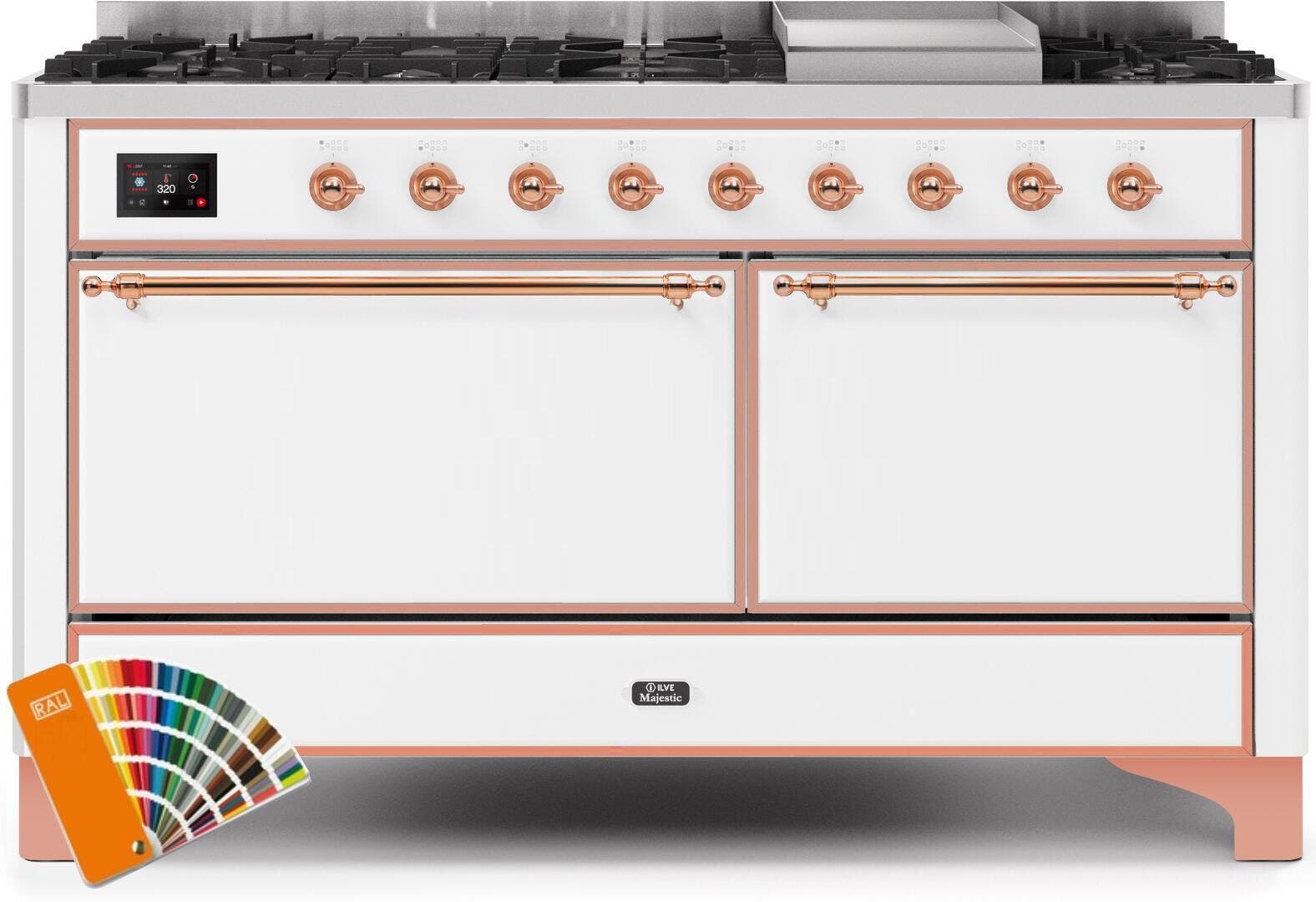 Ilve UM15FDQNS3RALP Natural Gas In Custom Ral Color W/ Copper Trim