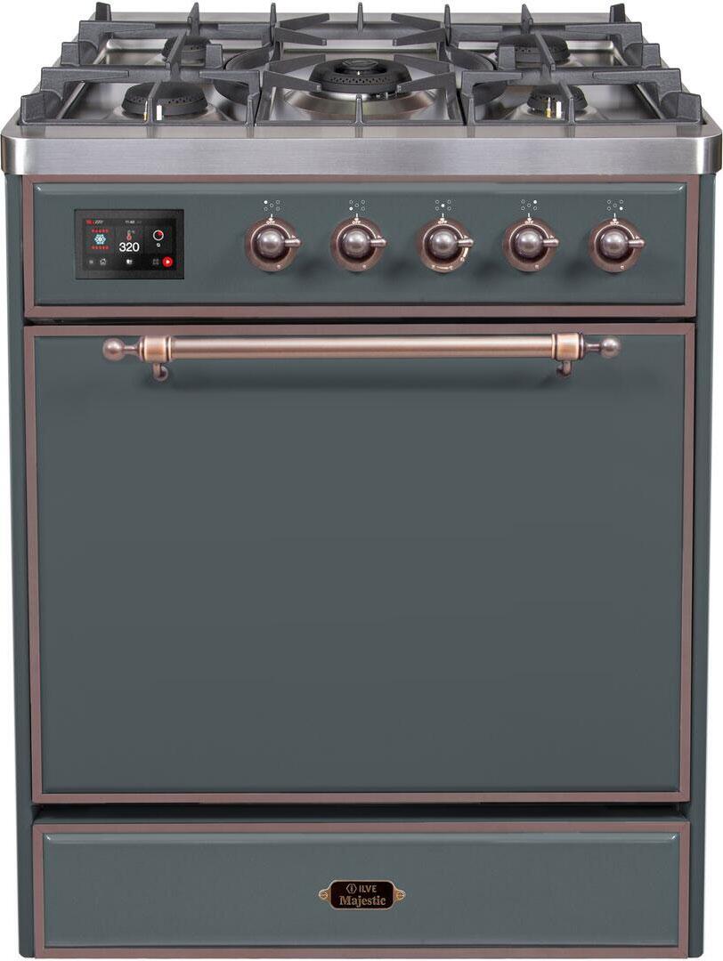 Natural Gas In Blue Grey W/ Bronze Trim