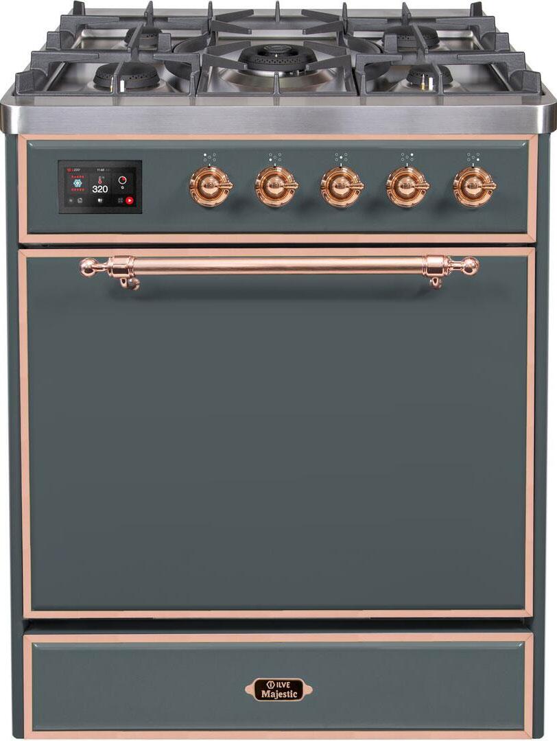 Natural Gas In Blue Grey W/ Copper Trim