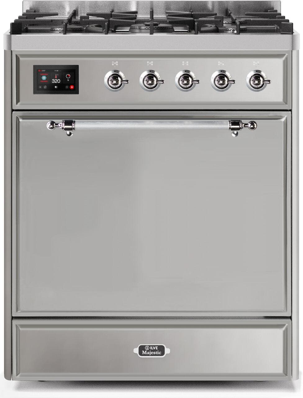 Ilve UM30DQNE3SSCLP Liquid Propane In Stainless Steel W/ Chrome Trim
