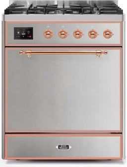 Natural Gas In Stainless Steel W/ Copper Trim