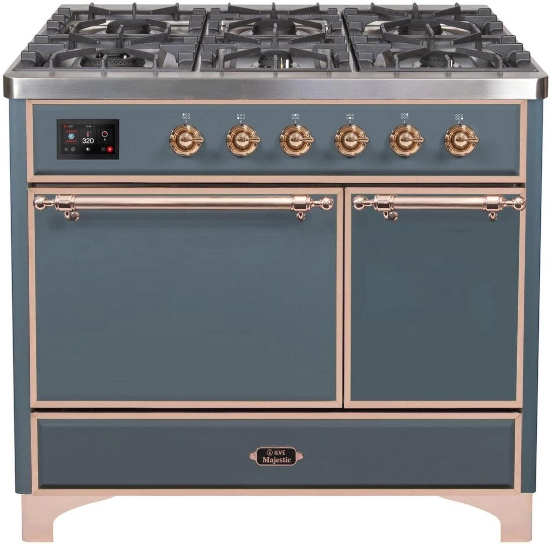 Natural Gas In Blue Grey W/ Copper Trim