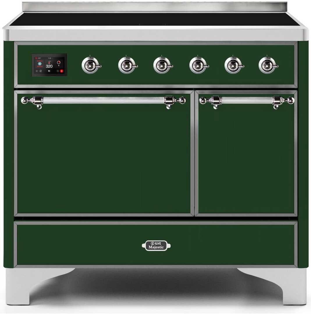 Ilve UMDI10QNS3EGC Emerald Green W/ Chrome Trim
