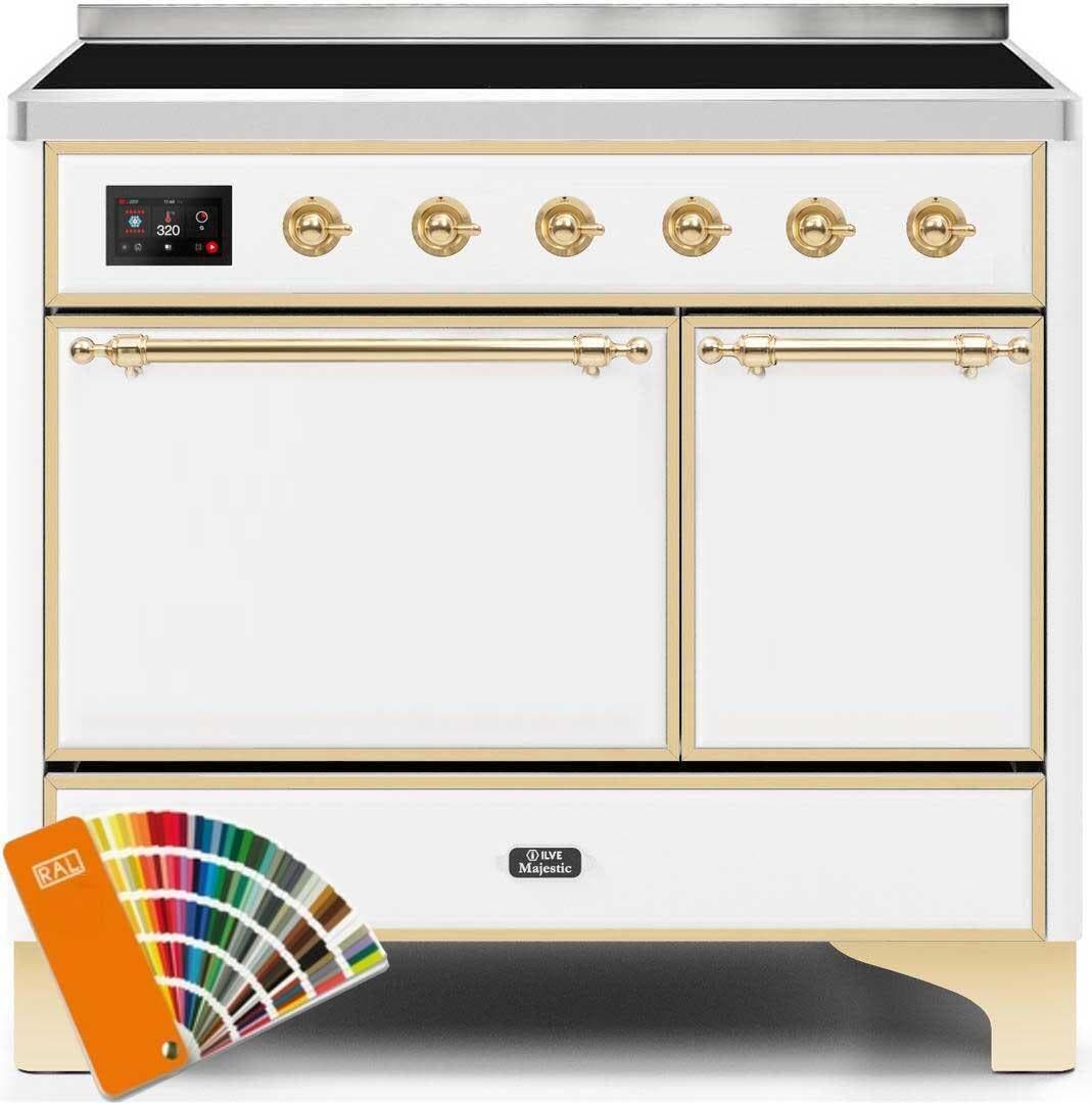 Ilve UMDI10QNS3RALG Custom Ral Color W/ Brass Trim