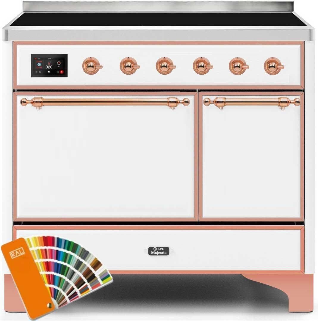 Ilve UMDI10QNS3RALP Custom Ral Color W/ Copper Trim