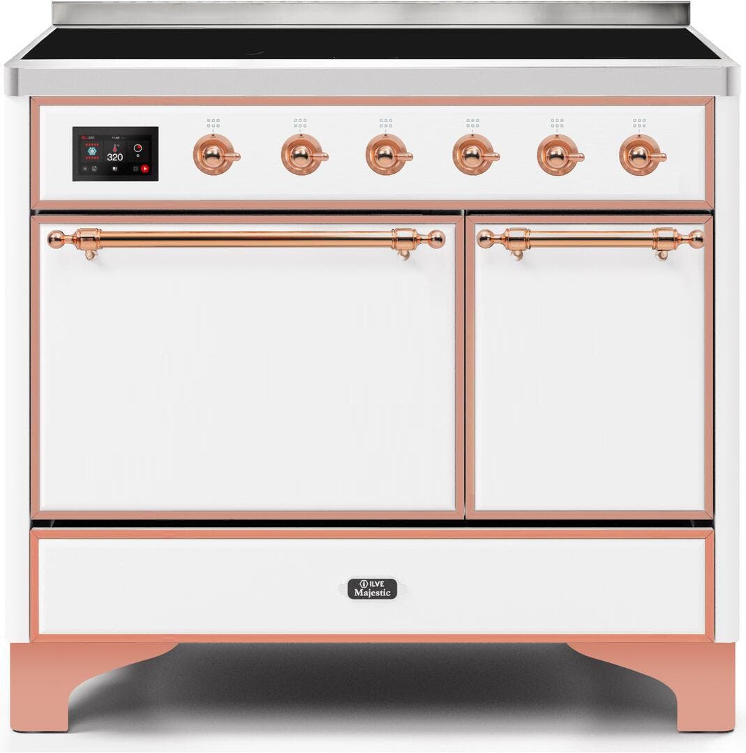 White W/ Copper Trim