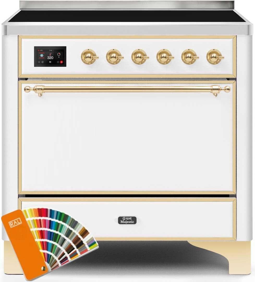 Ilve UMI09QNS3RALG Custom Ral Color W/ Brass Trim
