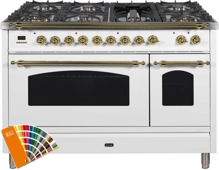Ilve UPN120FDMPRALLP Liquid Propane In Custom Ral Color W/ Brass Trim