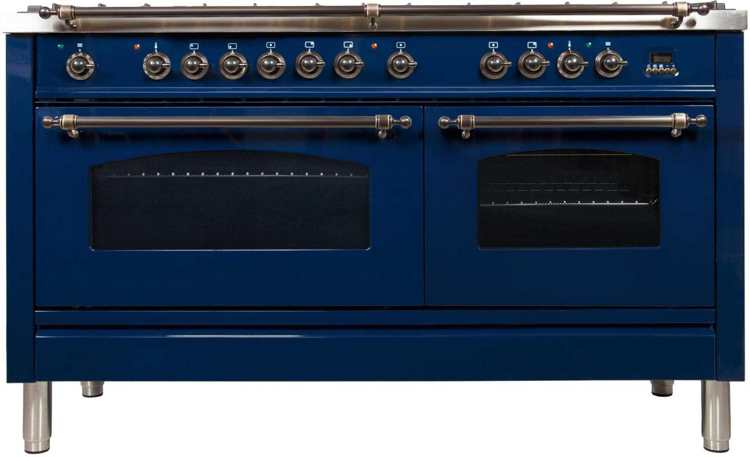 Ilve UPN150FDMPBLYLP Liquid Propane In Midnight Blue W/ Bronze Trim