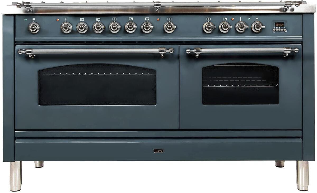 Ilve UPN150FDMPGUXLP Liquid Propane In Blue Grey W/ Chrome Trim