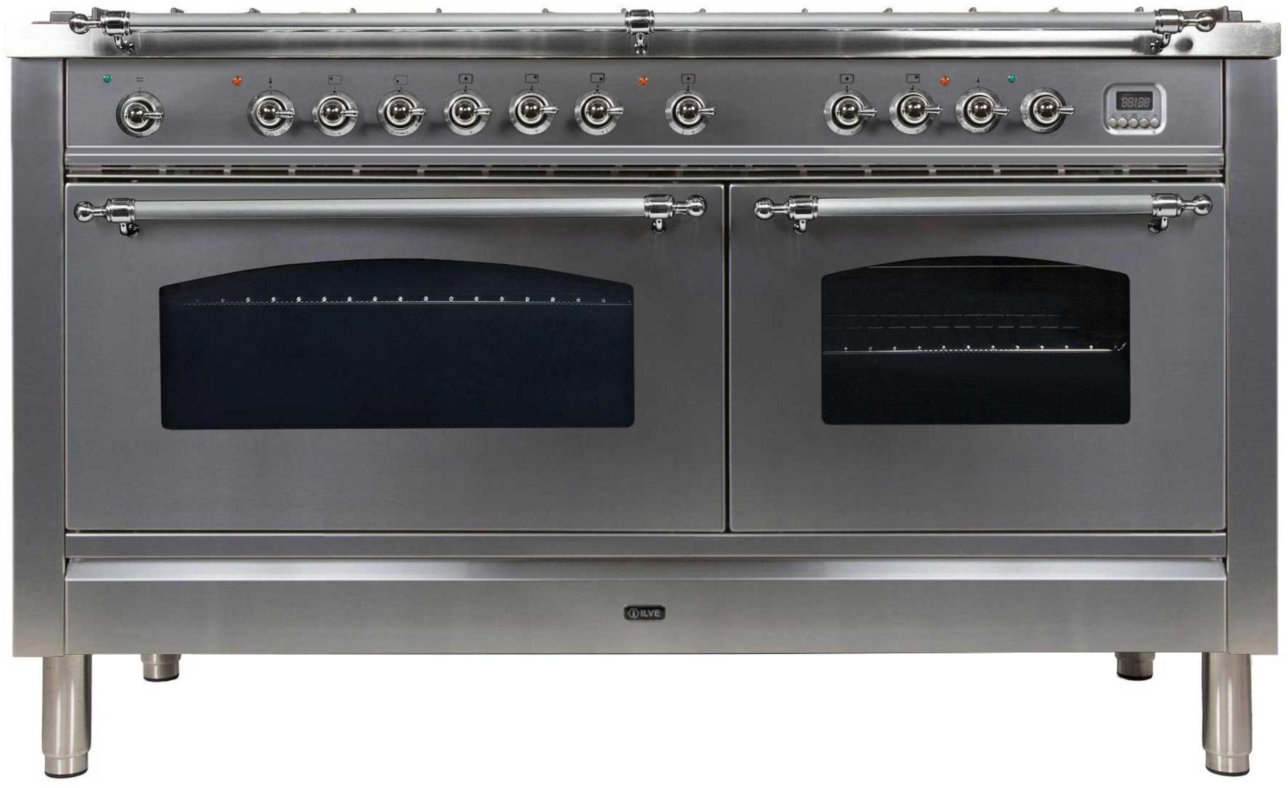 Ilve UPN150FDMPIXLP Liquid Propane In Stainless Steel W/ Chrome Trim