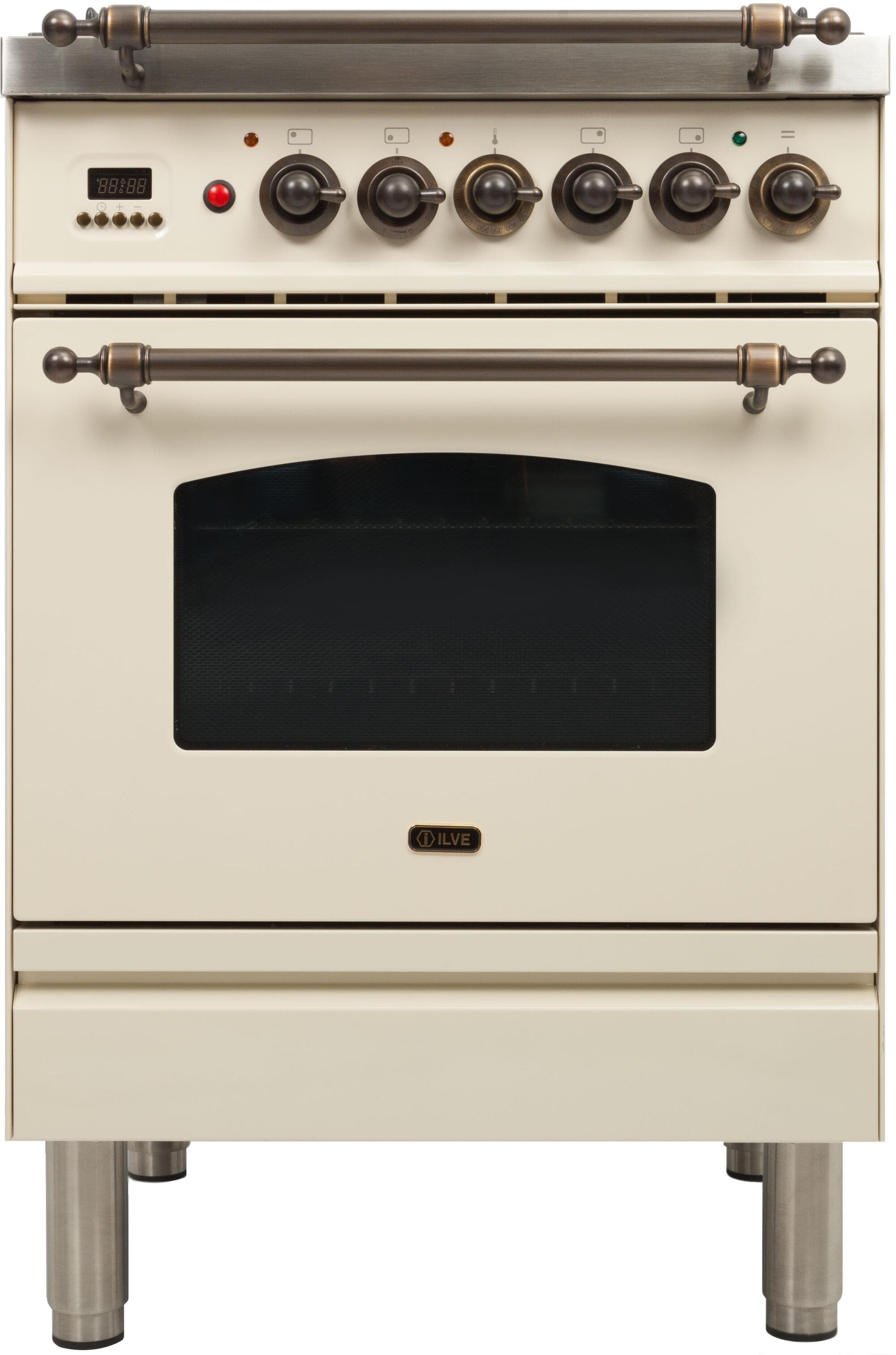 Ilve UPN60DMPAYLP Liquid Propane In Antique White W/ Bronze Trim