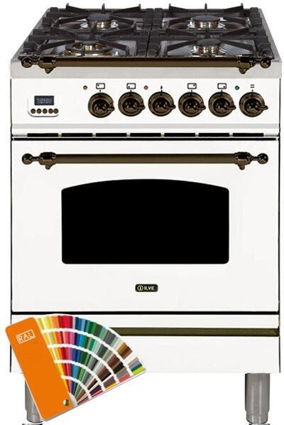 Ilve UPN60DMPRALYLP Liquid Propane In Custom Ral Color W/ Bronze Trim