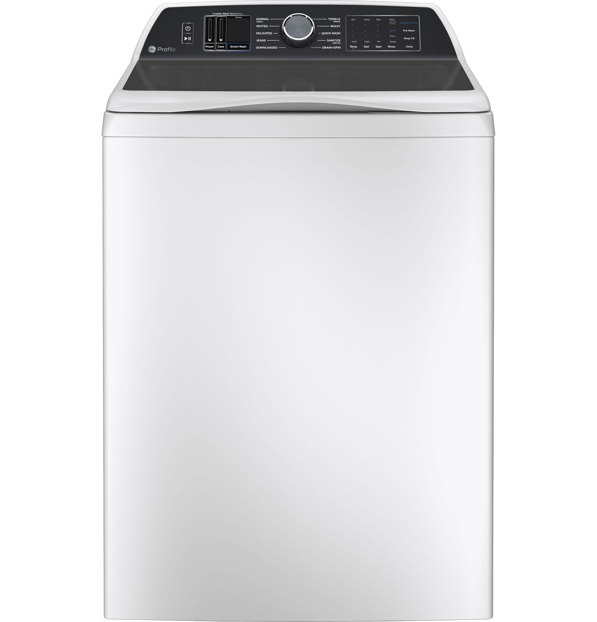 GE PTW700BSTWS 28 Inch Top Load Smart Washer White | Plesser's