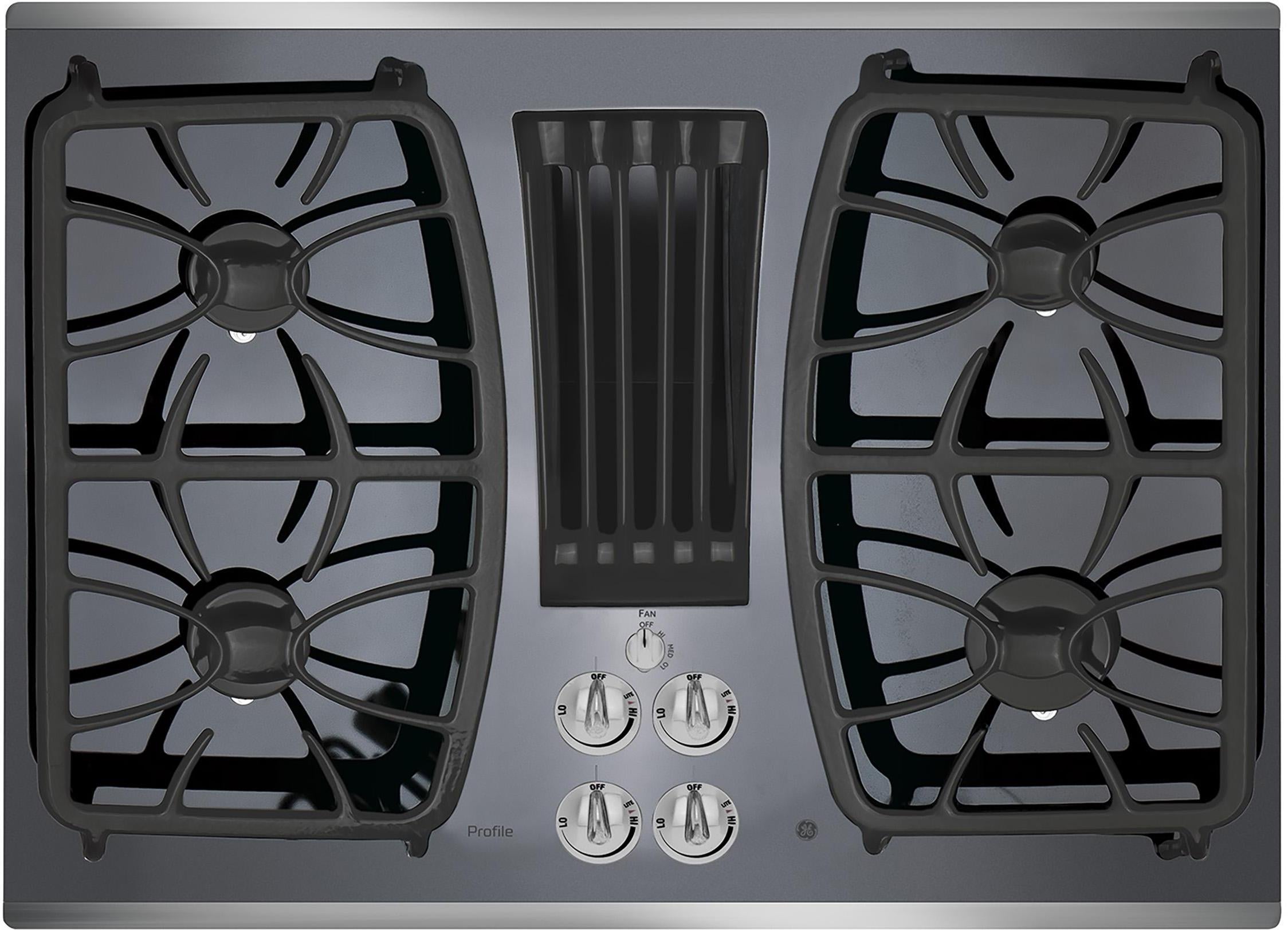 GE PGP9830SRSS 30 Inch Built-In Gas Cooktop Stainless Steel