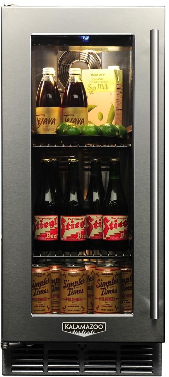 Kalamazoo KHP15RO43LLM6 15" Refrigerator: Marine Grade Stainless Steel, Le...