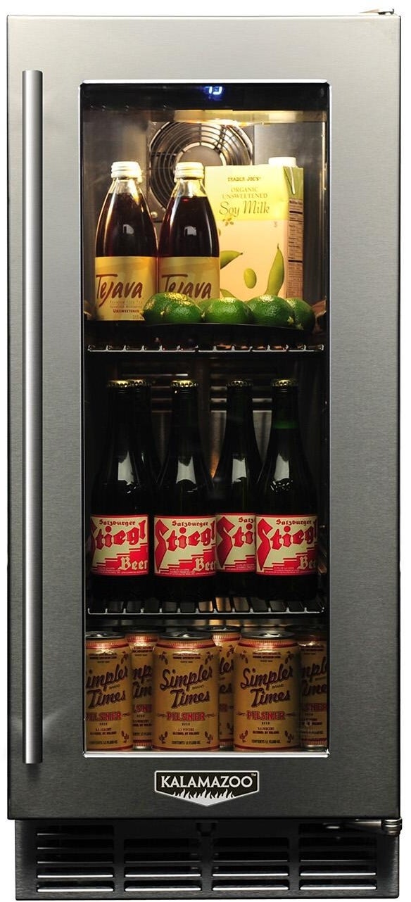 Kalamazoo KHP15RO43RLM6 15" Refrigerator: Marine Grade Stainless Steel, Ri...