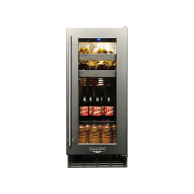 Kalamazoo KHP15BO43LLM6 15" Beverage Center: Marine Grade Stainless Steel,...